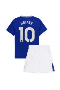 Fotbalové Dres Everton Iliman Ndiaye #10 Dětské Domácí Oblečení 2024-25 Krátký Rukáv (+ trenýrky)